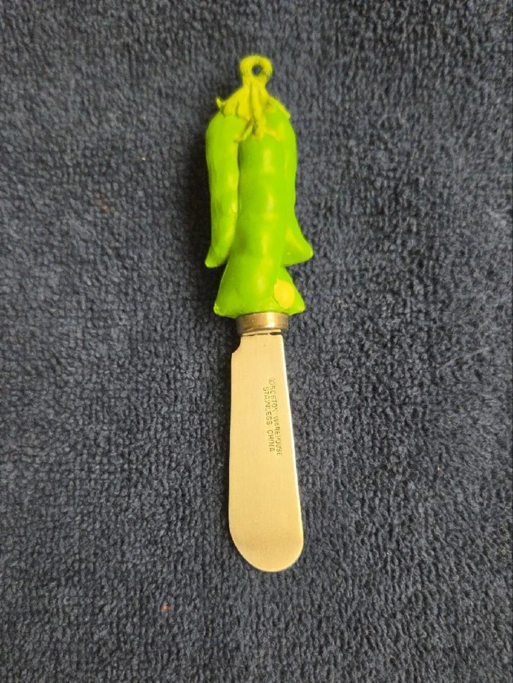 CHEESE SPREADERS Hand-Painted Vegetable Handle Spreaders - Assorted Colors